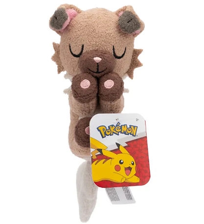Pokémon Plushie - Sovende Rockruff 12 cm - Pokemon Legetøj